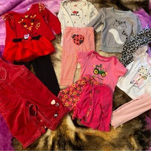 Bundle of 12 month girl outfits